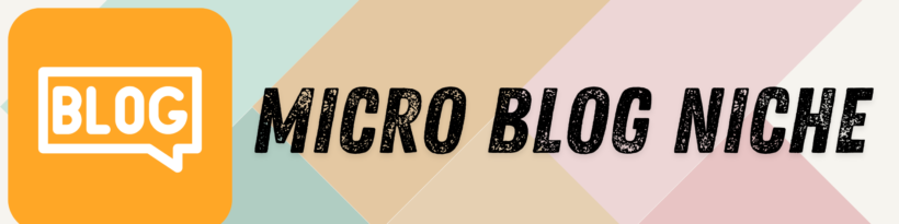 Micro blog niche