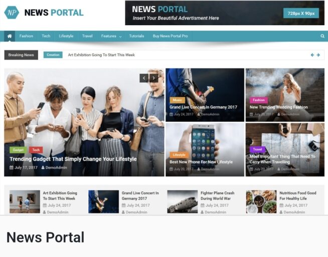 News Portal png