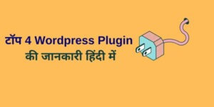 Information about Top 4 WordPress Plugins in Hindi