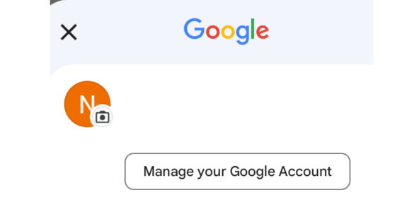 manage your google account 