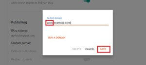 Custom Domain Name
