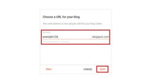Process of creating Blog on blogger
